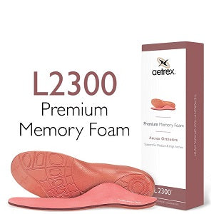 Aetrex Memory Foam Orthotic Cupped Neutral - L2300 Men