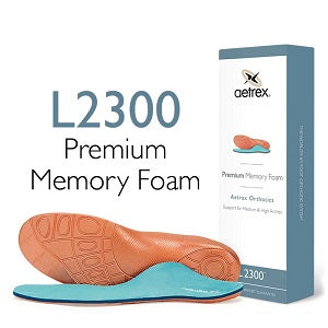 Aetrex Memory Foam Orthotic Cupped Neutral - L2300 Women